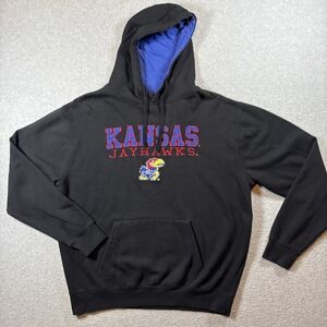 Campus Heritage Kansas Jayhawks Men's Sz XL Black Hoodie NCAA